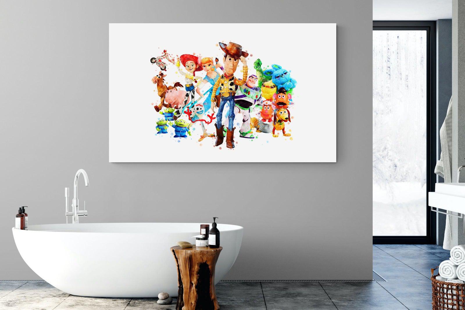 Toy Story Collage-Wall_Art-180 x 110cm-Mounted Canvas-No Frame-Pixalot