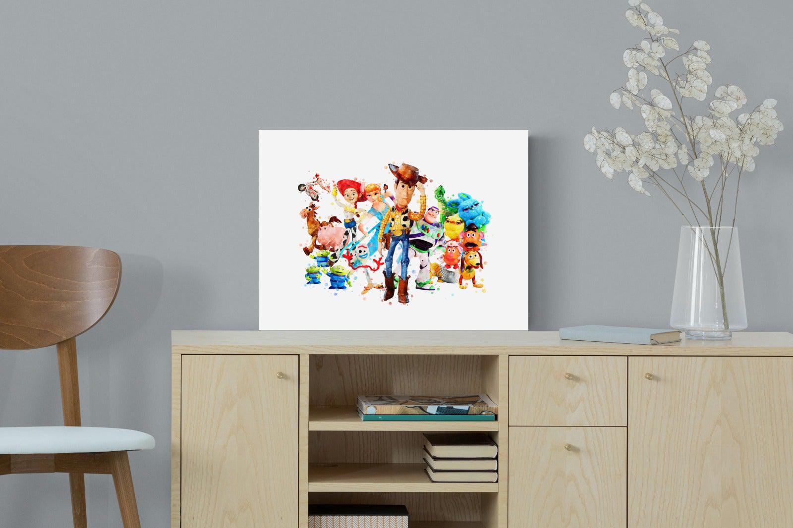 Toy Story Collage-Wall_Art-60 x 45cm-Mounted Canvas-No Frame-Pixalot