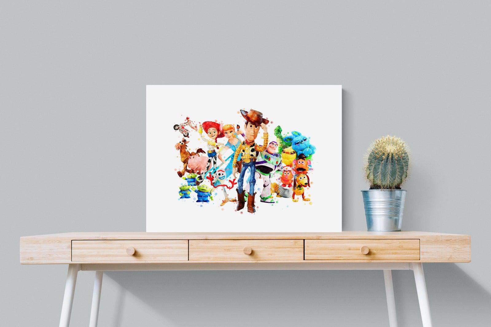 Toy Story Collage-Wall_Art-80 x 60cm-Mounted Canvas-No Frame-Pixalot