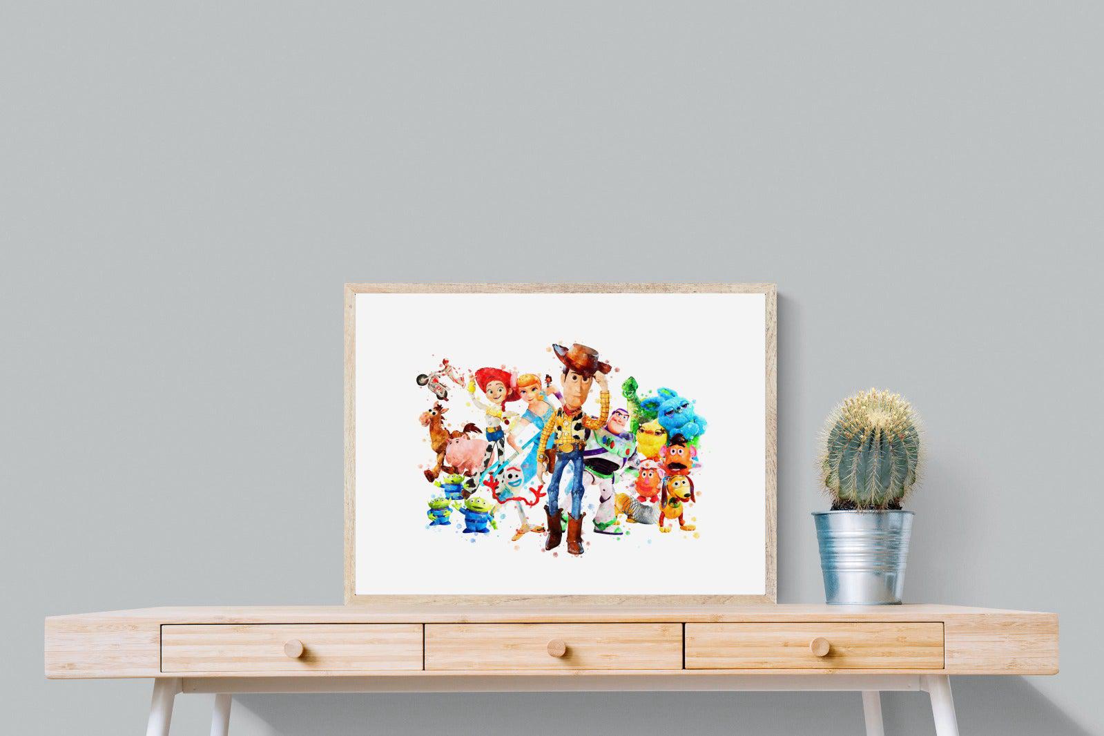 Toy Story Collage-Wall_Art-80 x 60cm-Mounted Canvas-Wood-Pixalot