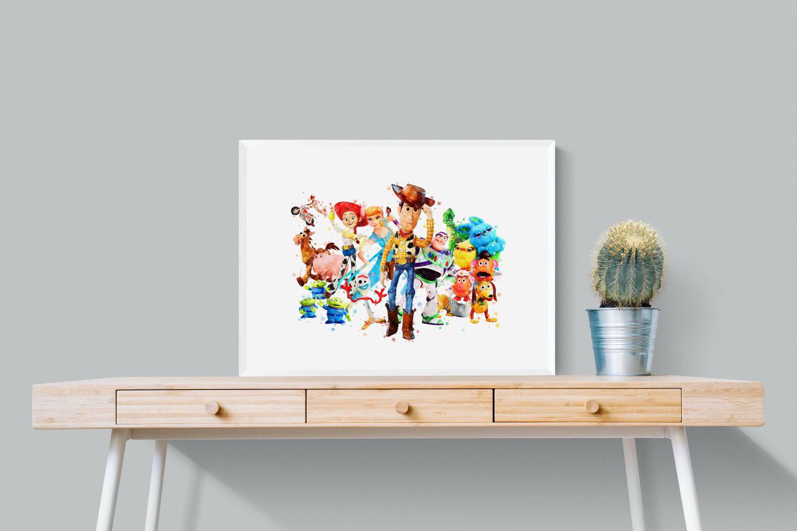 Toy Story Collage-Wall_Art-80 x 60cm-Mounted Canvas-White-Pixalot