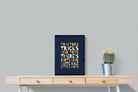 Tractors & Trucks-Wall_Art-45 x 60cm-Mounted Canvas-Black-Pixalot