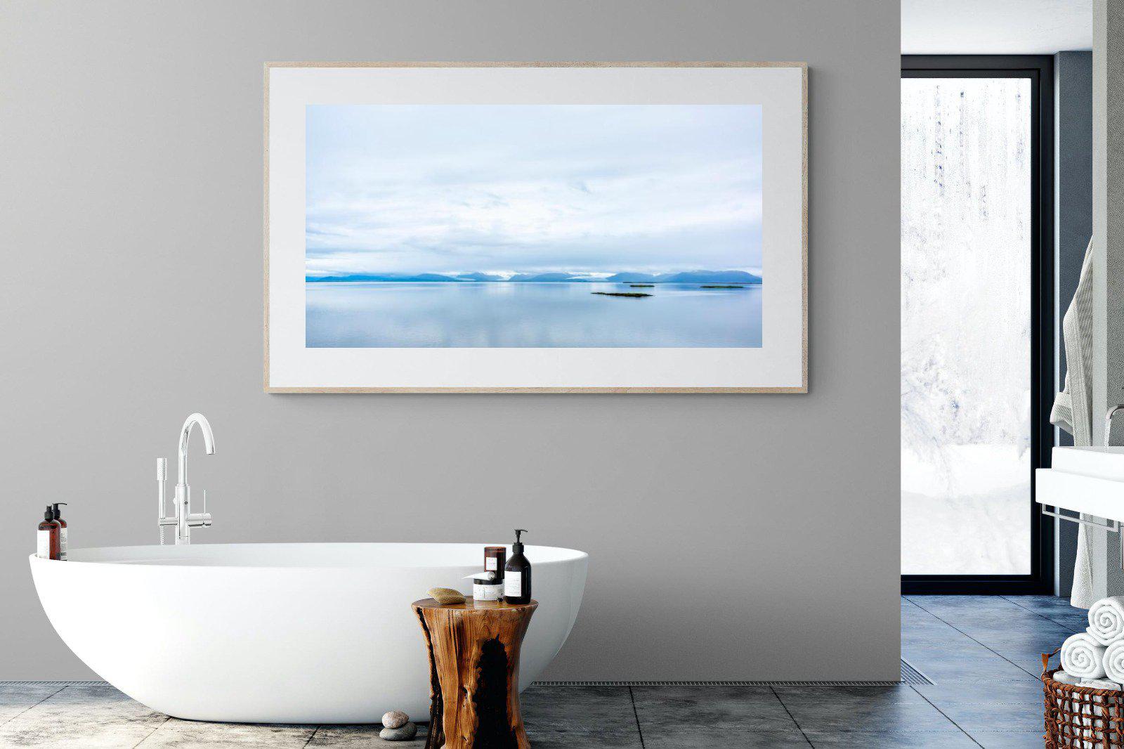 Tranquil Arctic-Wall_Art-180 x 110cm-Framed Print-Wood-Pixalot
