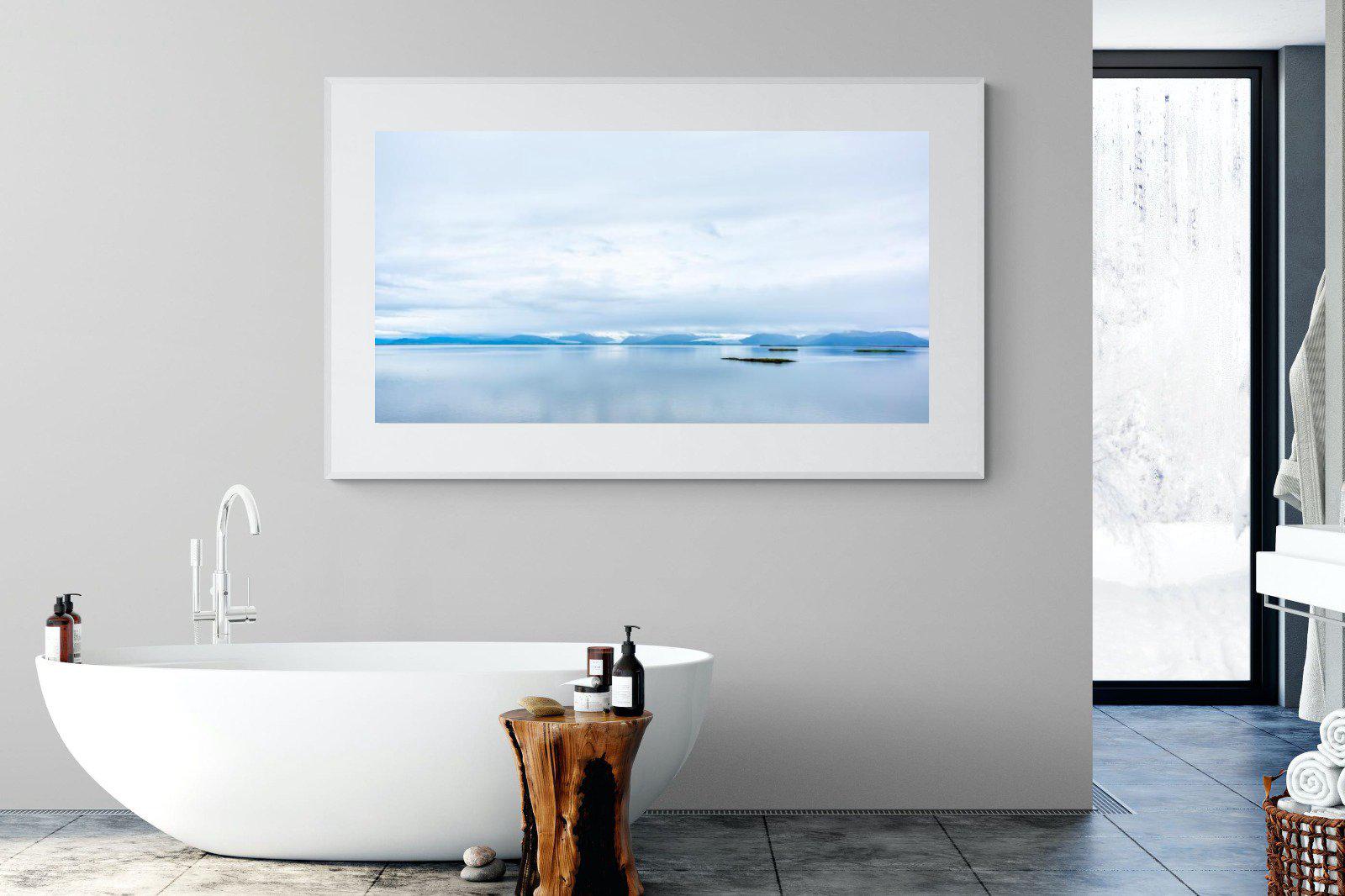 Tranquil Arctic-Wall_Art-180 x 110cm-Framed Print-White-Pixalot