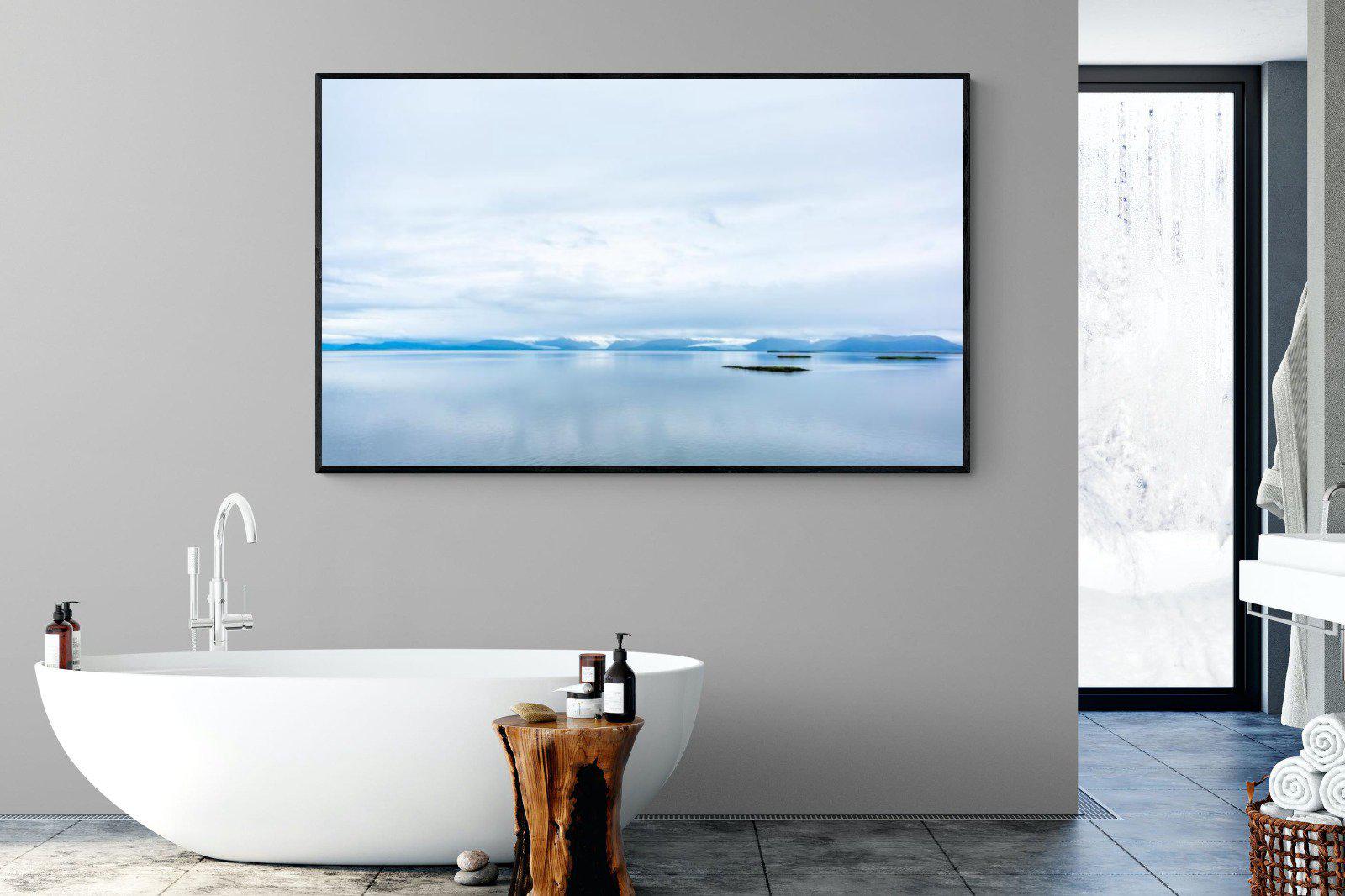 Tranquil Arctic-Wall_Art-180 x 110cm-Mounted Canvas-Black-Pixalot