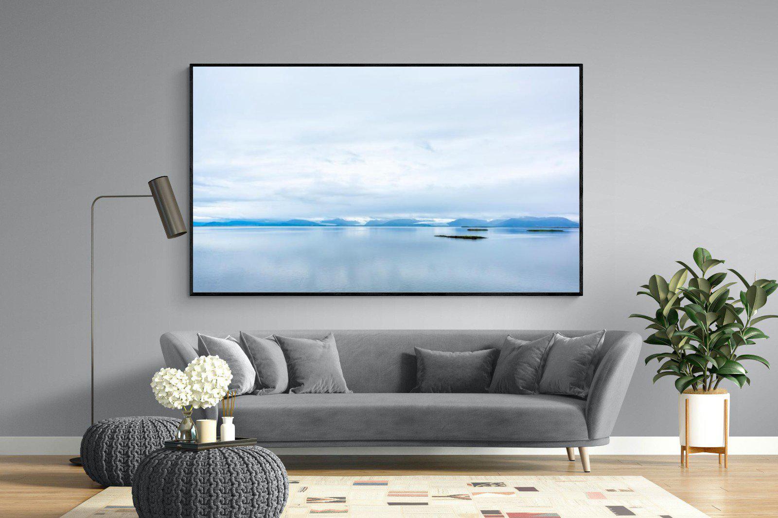 Tranquil Arctic-Wall_Art-220 x 130cm-Mounted Canvas-Black-Pixalot