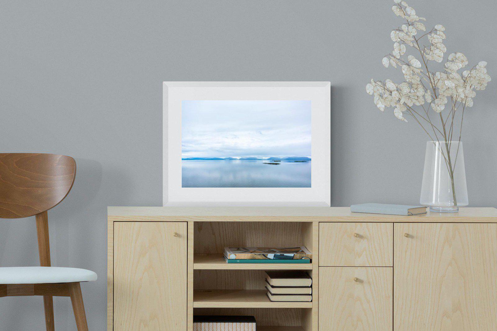 Tranquil Arctic-Wall_Art-60 x 45cm-Framed Print-White-Pixalot