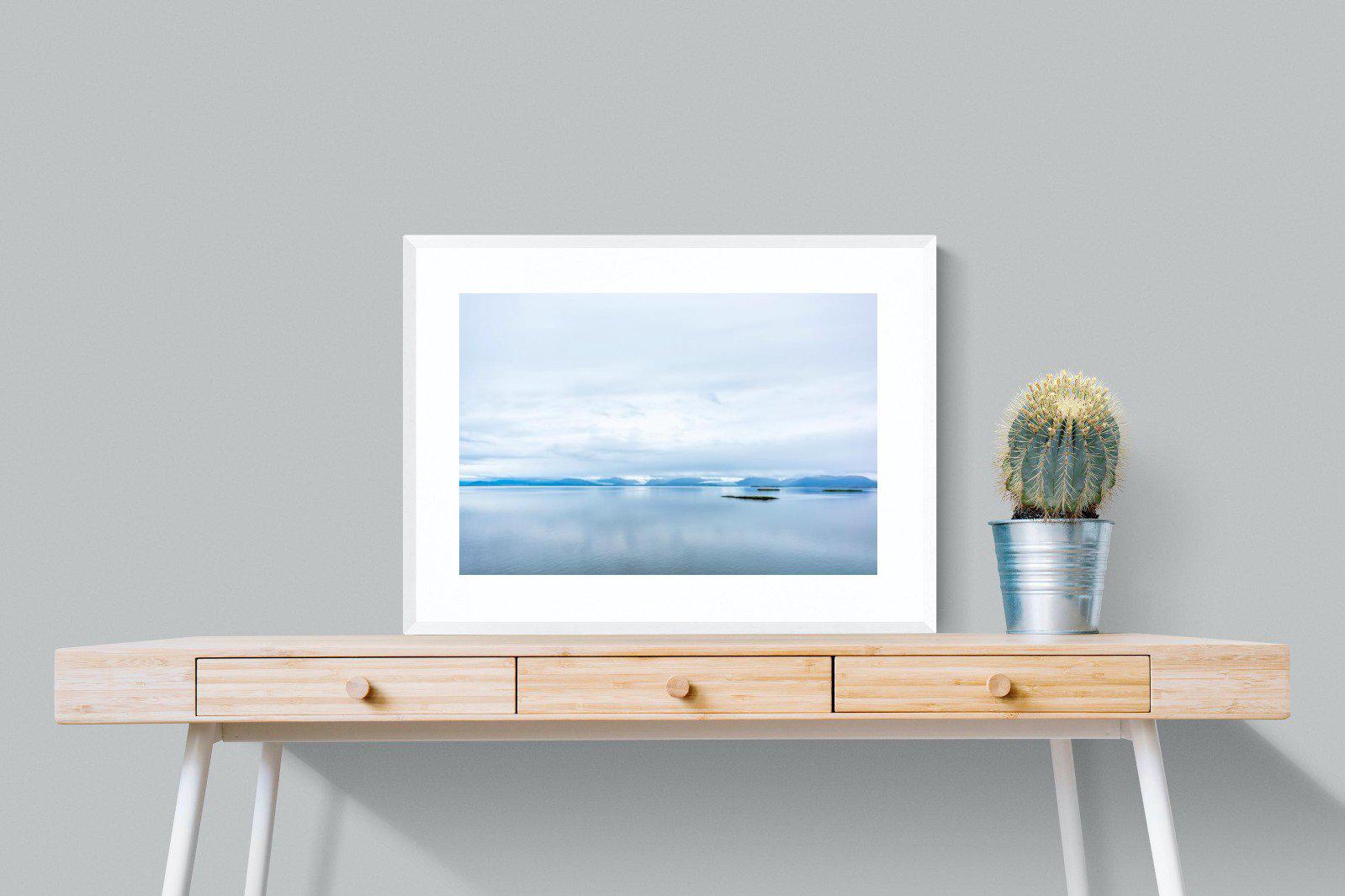 Tranquil Arctic-Wall_Art-80 x 60cm-Framed Print-White-Pixalot