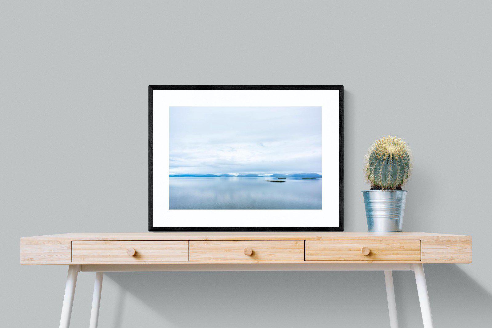 Tranquil Arctic-Wall_Art-80 x 60cm-Framed Print-Black-Pixalot
