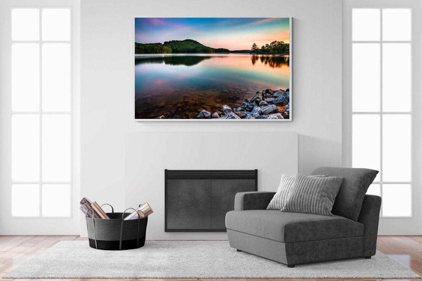 Tranquil-Wall_Art-150 x 100cm-Mounted Canvas-White-Pixalot