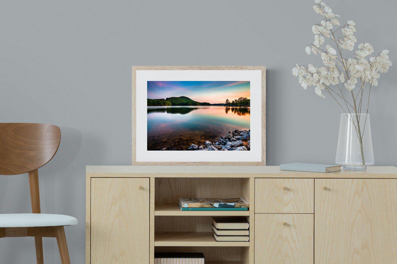 Tranquil-Wall_Art-60 x 45cm-Framed Print-Wood-Pixalot