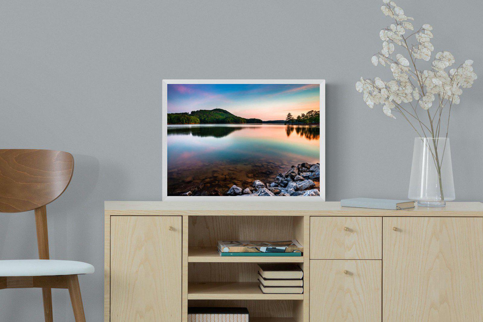 Tranquil-Wall_Art-60 x 45cm-Mounted Canvas-White-Pixalot