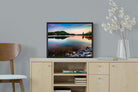 Tranquil-Wall_Art-60 x 45cm-Mounted Canvas-Black-Pixalot