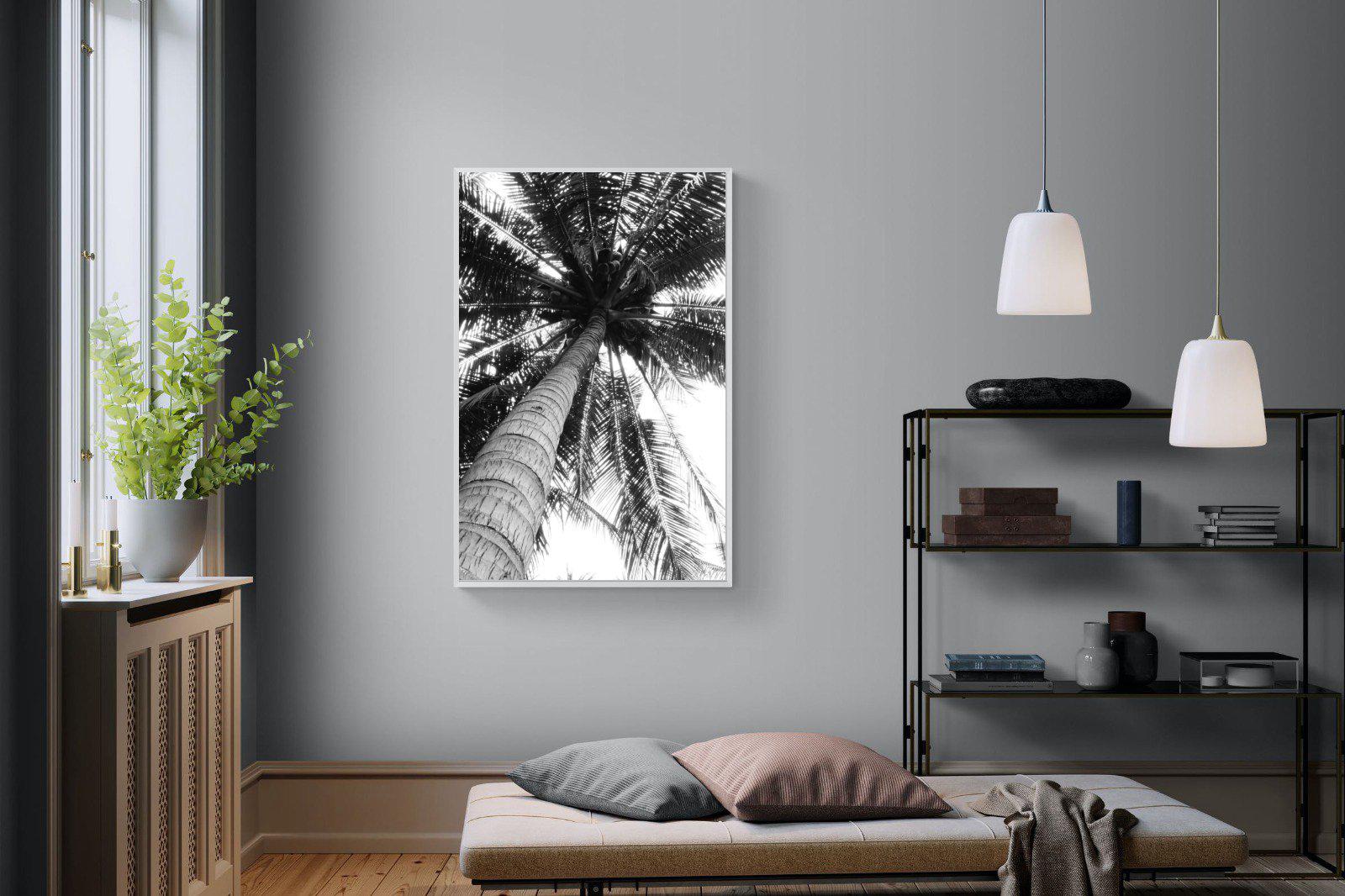 Tree Fan-Wall_Art-100 x 150cm-Mounted Canvas-White-Pixalot