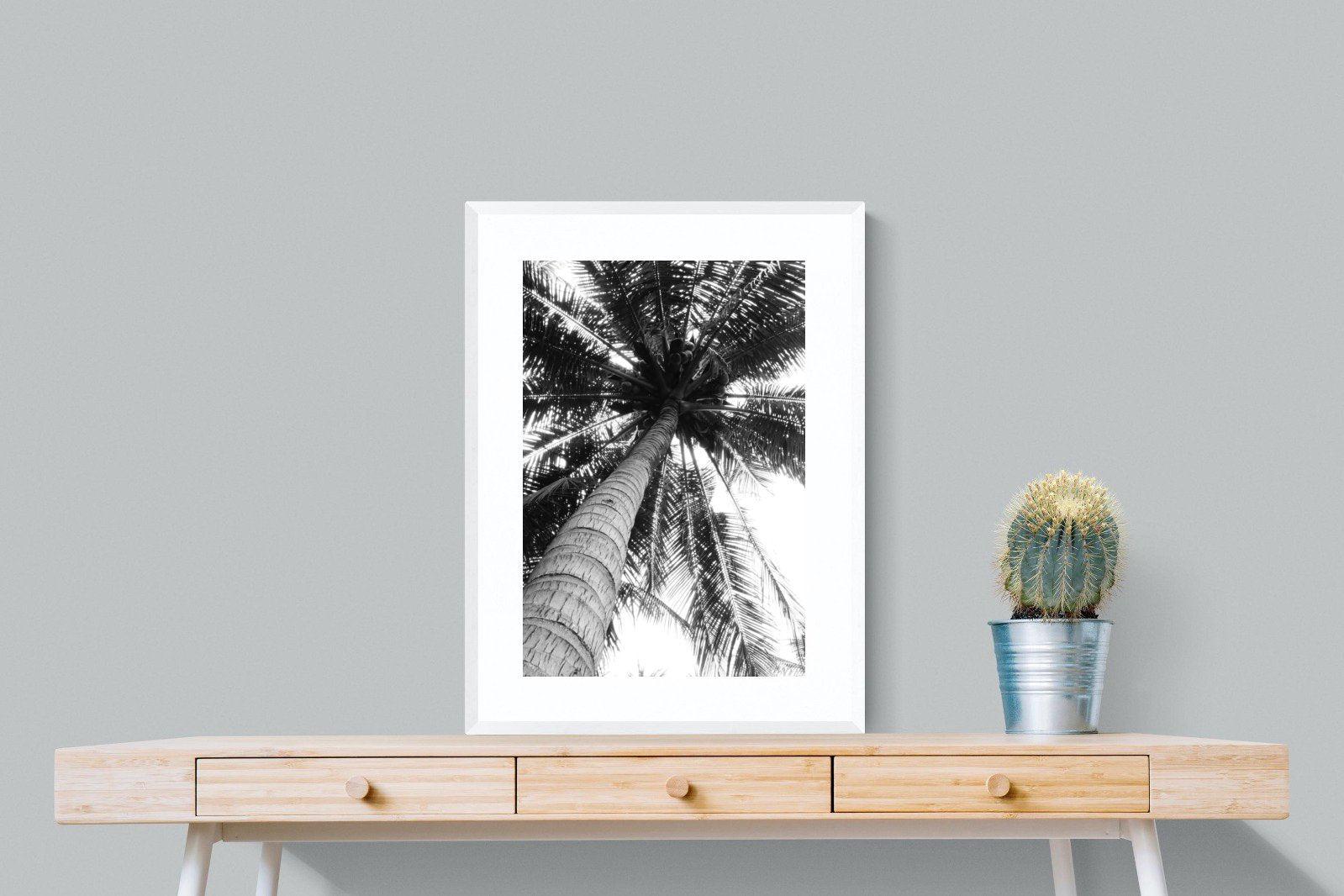 Tree Fan-Wall_Art-60 x 80cm-Framed Print-White-Pixalot