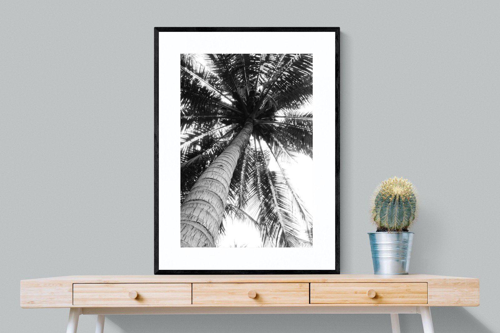 Tree Fan-Wall_Art-75 x 100cm-Framed Print-Black-Pixalot