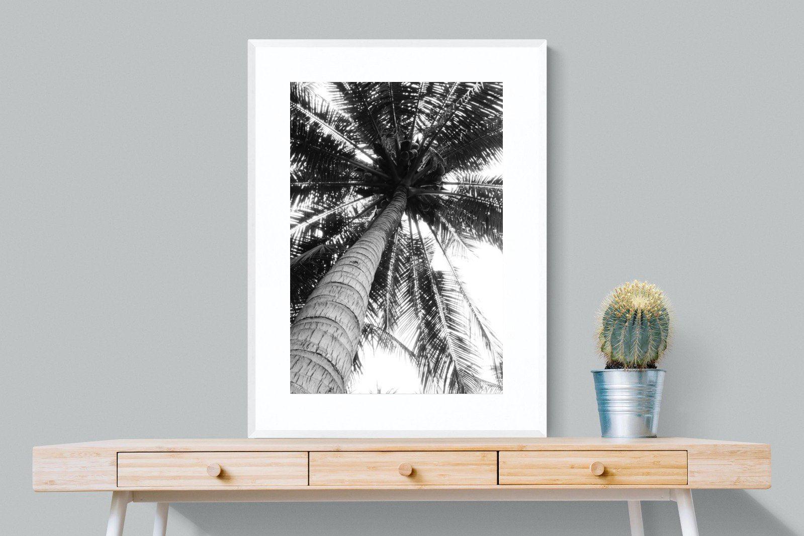 Tree Fan-Wall_Art-75 x 100cm-Framed Print-White-Pixalot