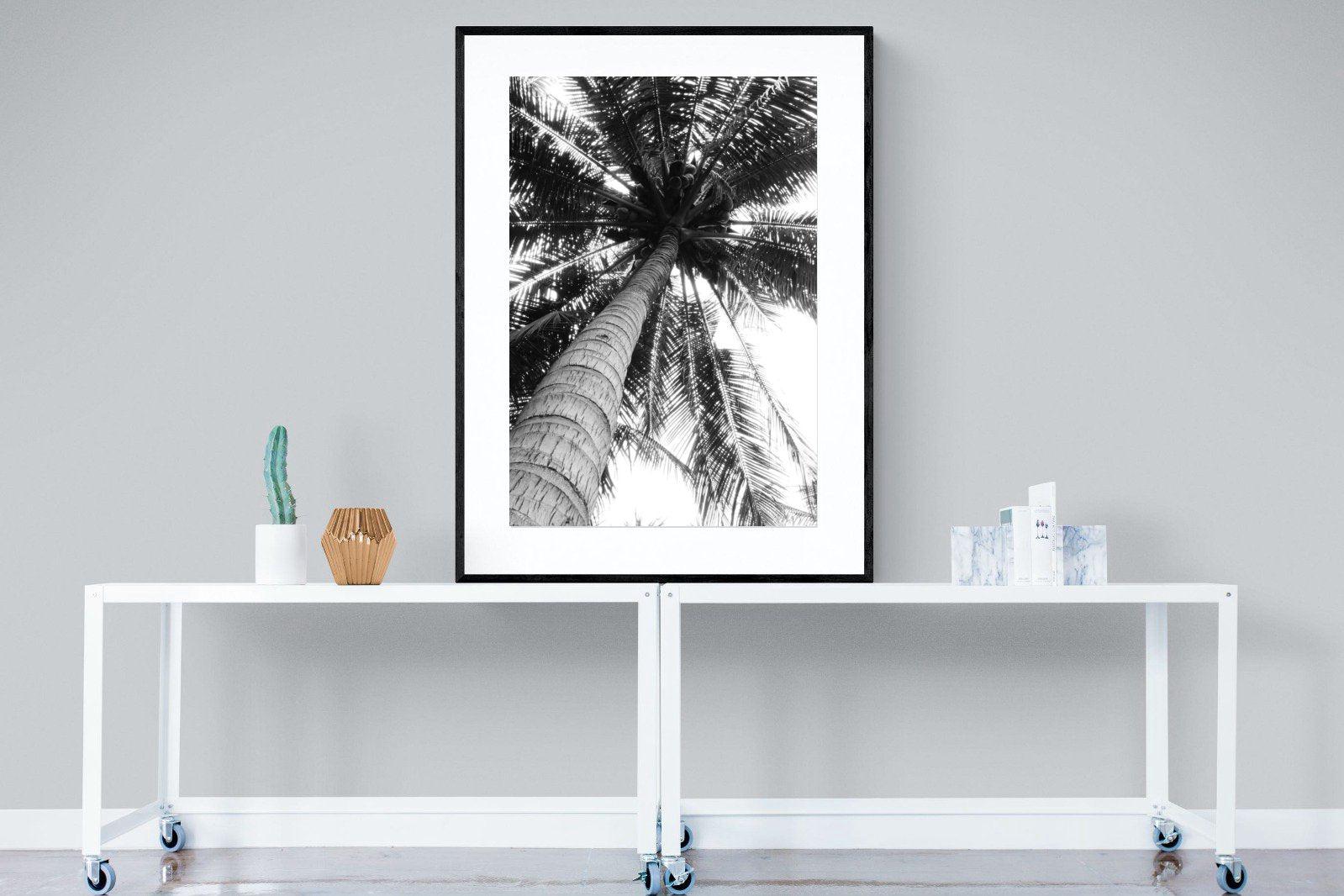 Tree Fan-Wall_Art-90 x 120cm-Framed Print-Black-Pixalot