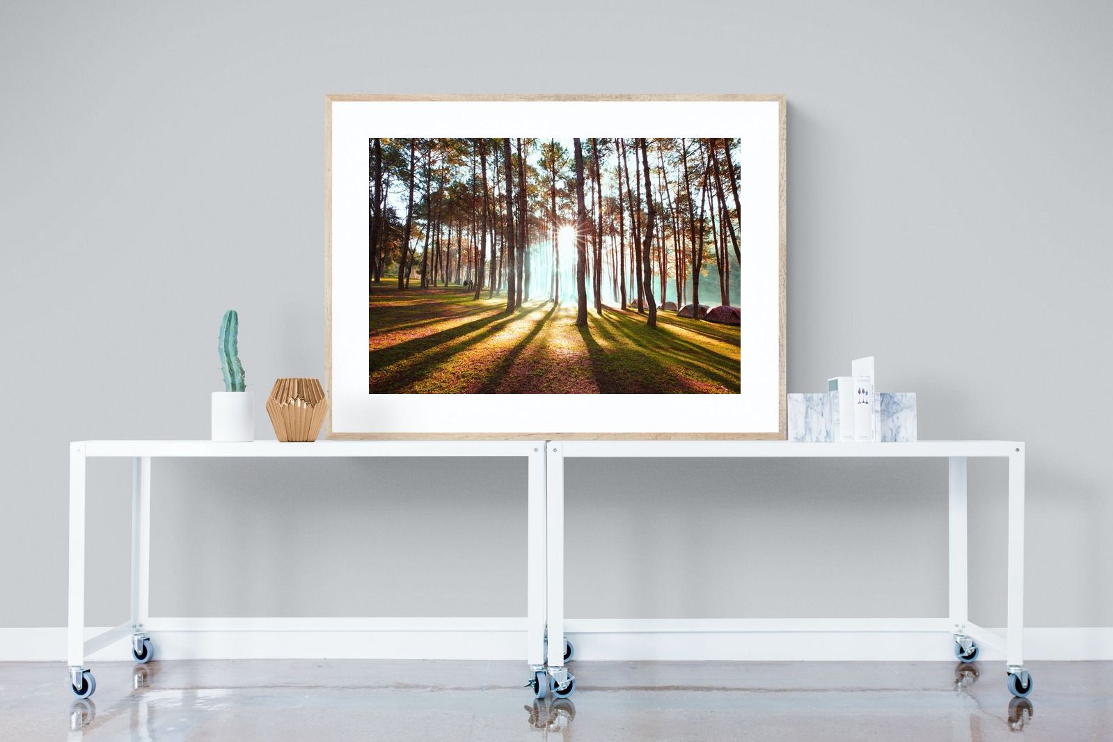 Tree Light-Wall_Art-120 x 90cm-Framed Print-Wood-Pixalot