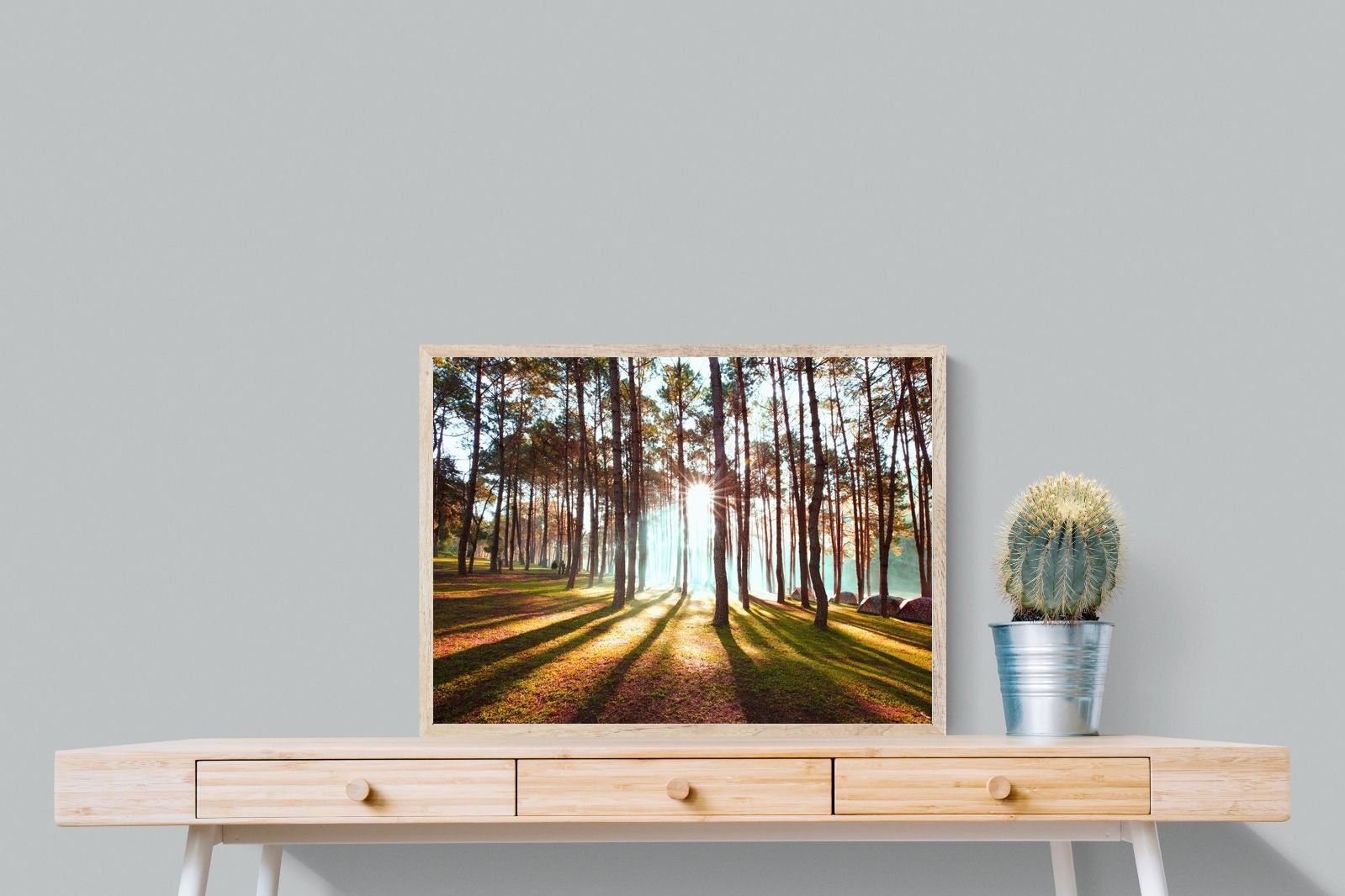 Tree Light-Wall_Art-80 x 60cm-Mounted Canvas-Wood-Pixalot