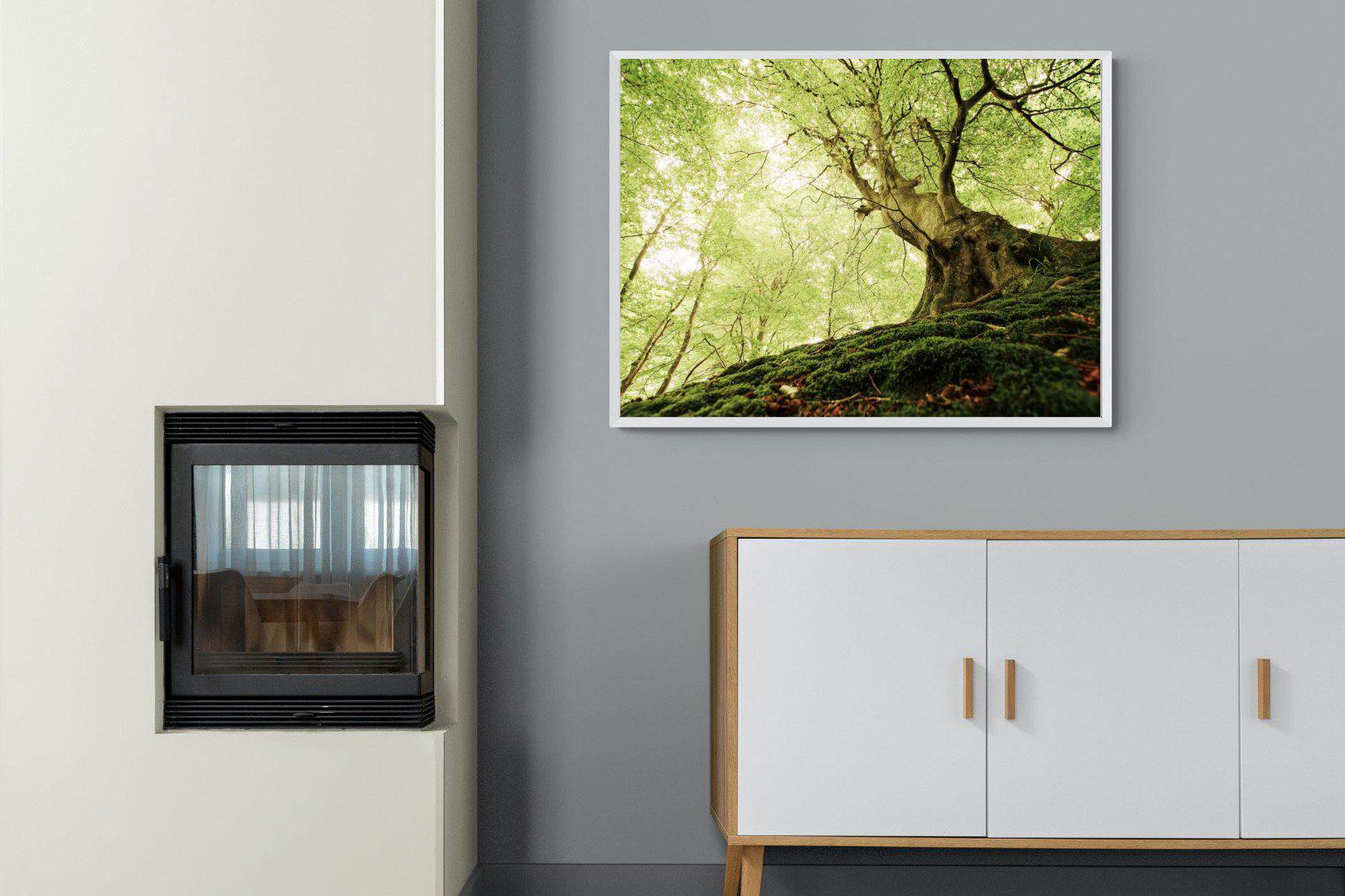 Tree-Wall_Art-100 x 75cm-Mounted Canvas-White-Pixalot
