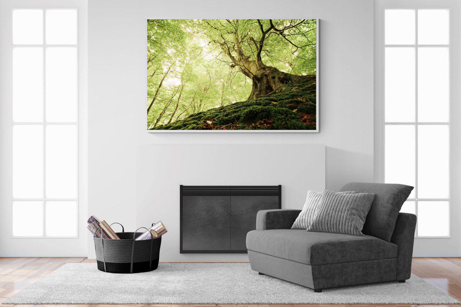 Tree-Wall_Art-150 x 100cm-Mounted Canvas-White-Pixalot