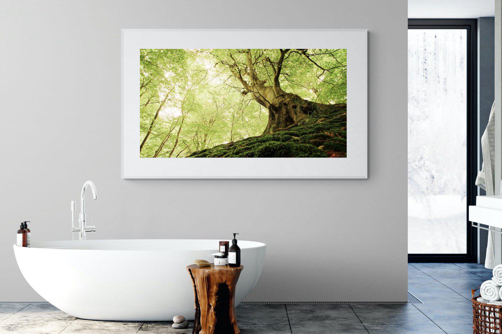Tree-Wall_Art-180 x 110cm-Framed Print-White-Pixalot