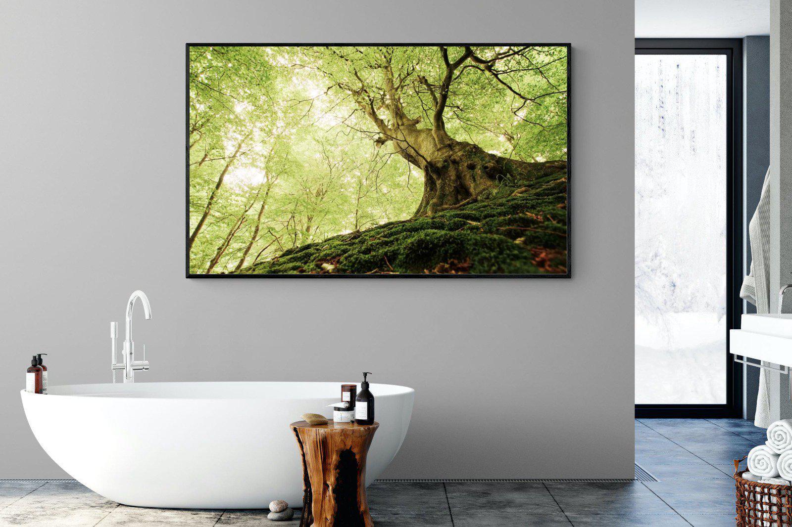Tree-Wall_Art-180 x 110cm-Mounted Canvas-Black-Pixalot