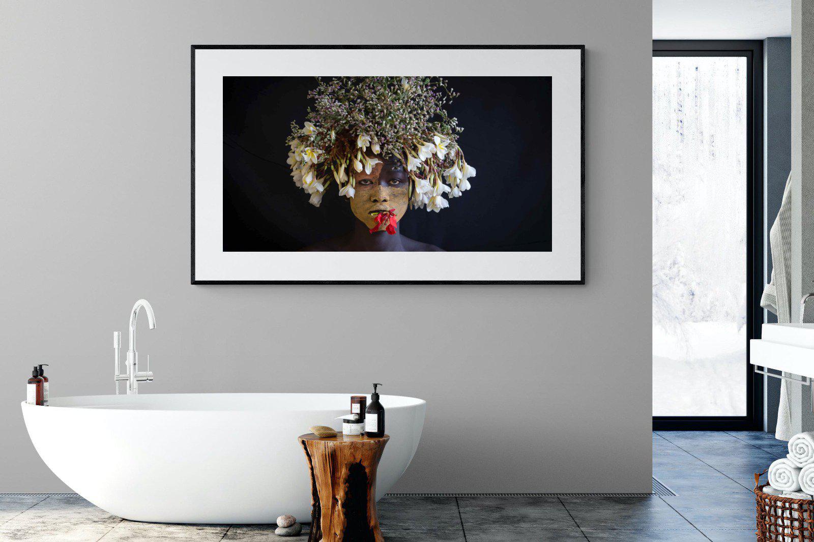 Tribal Child-Wall_Art-180 x 110cm-Framed Print-Black-Pixalot