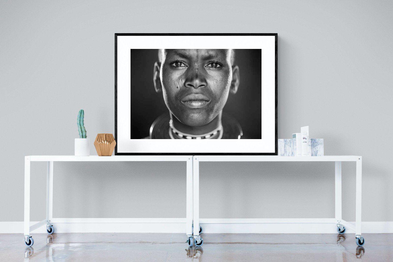 Tribal-Wall_Art-120 x 90cm-Framed Print-Black-Pixalot