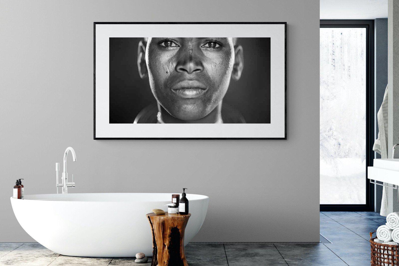 Tribal-Wall_Art-180 x 110cm-Framed Print-Black-Pixalot