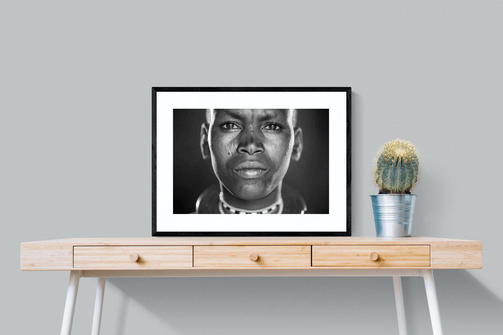 Tribal-Wall_Art-80 x 60cm-Framed Print-Black-Pixalot