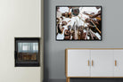 Tribe-Wall_Art-100 x 75cm-Mounted Canvas-Black-Pixalot