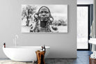 Tribesman-Wall_Art-180 x 110cm-Mounted Canvas-White-Pixalot
