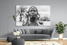 Tribesman-Wall_Art-220 x 130cm-Mounted Canvas-No Frame-Pixalot