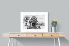 Tribesman-Wall_Art-80 x 60cm-Framed Print-White-Pixalot