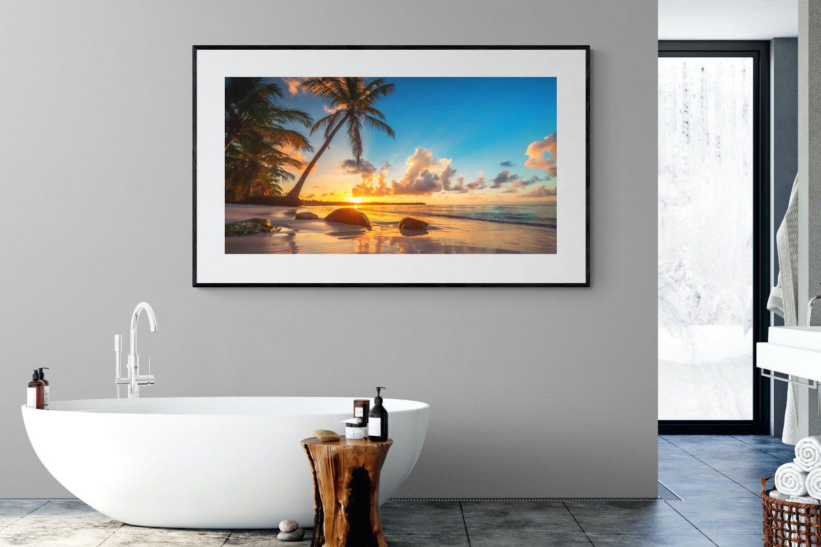 Tropicana-Wall_Art-180 x 110cm-Framed Print-Black-Pixalot