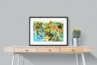 Tuna Fishing-Wall_Art-80 x 60cm-Framed Print-Black-Pixalot