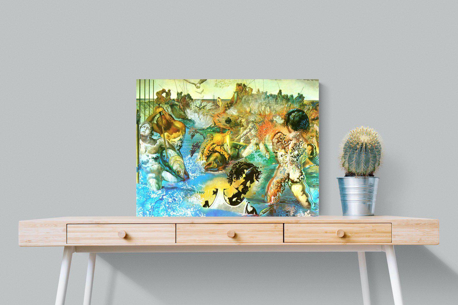 Tuna Fishing-Wall_Art-80 x 60cm-Mounted Canvas-No Frame-Pixalot