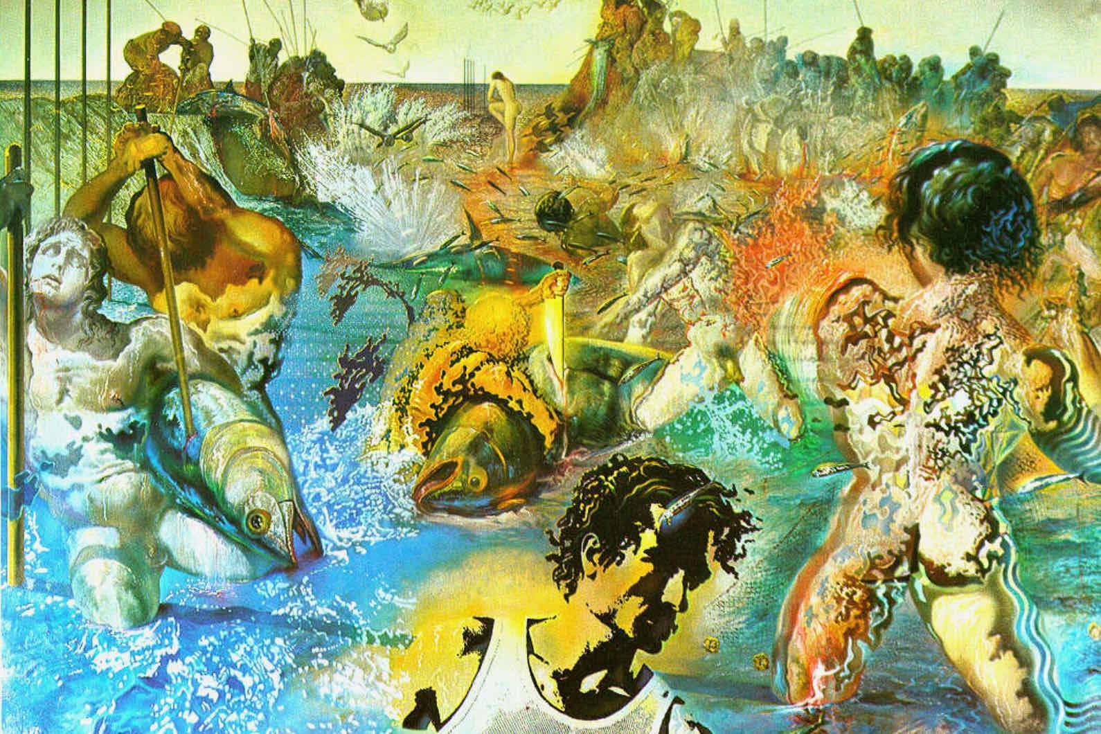 Dali、 LHARMONIE、希少画集画、新品額装付 Dali、 LHARMONIE、希少画集画、新品額装付