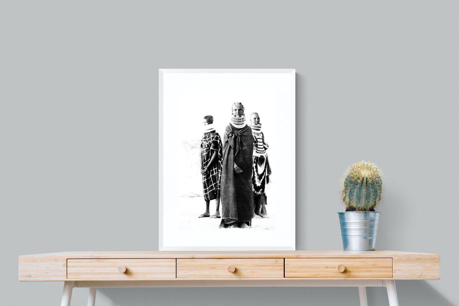 Turkana-Wall_Art-60 x 80cm-Framed Print-White-Pixalot