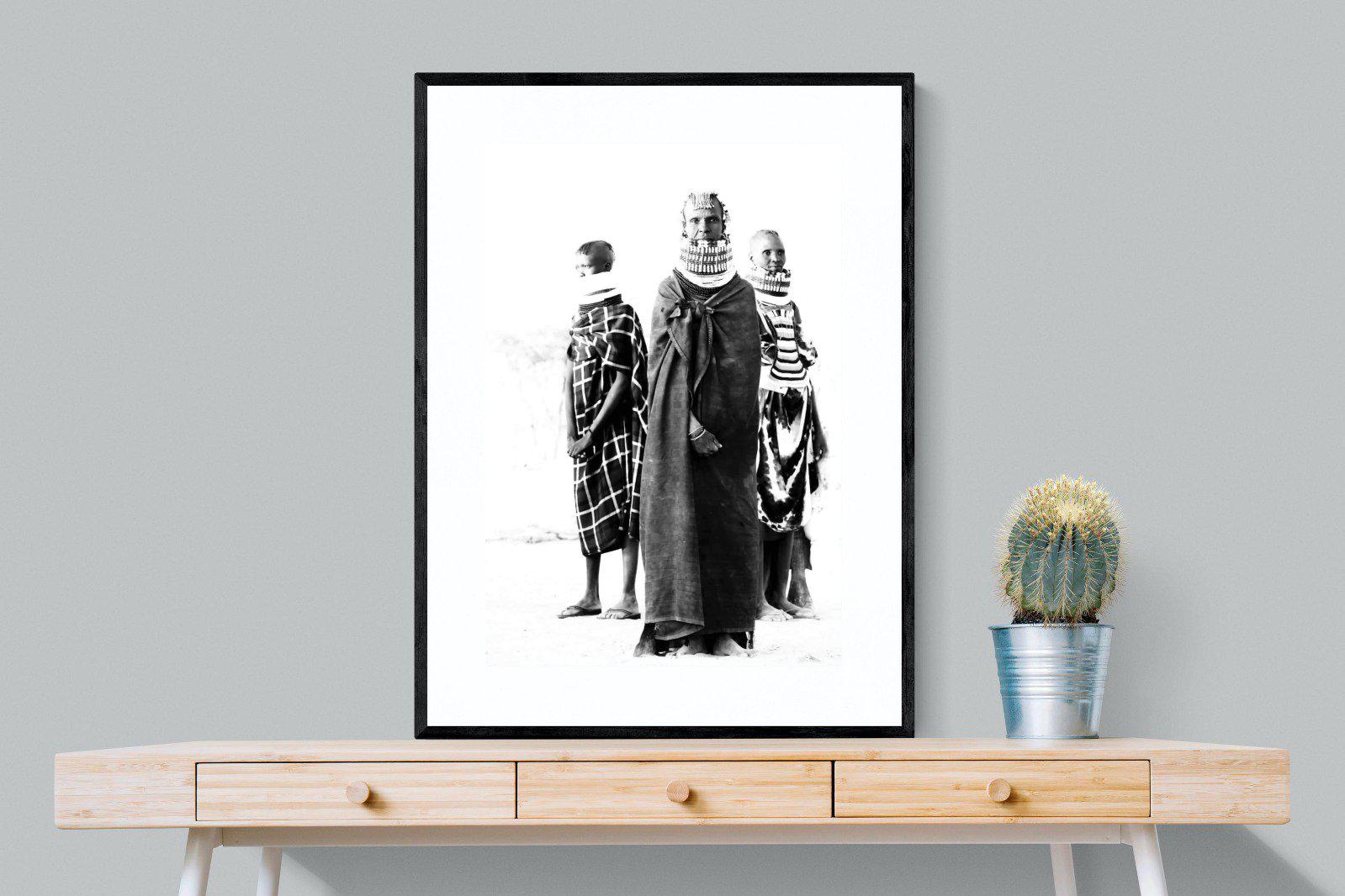 Turkana-Wall_Art-75 x 100cm-Framed Print-Black-Pixalot