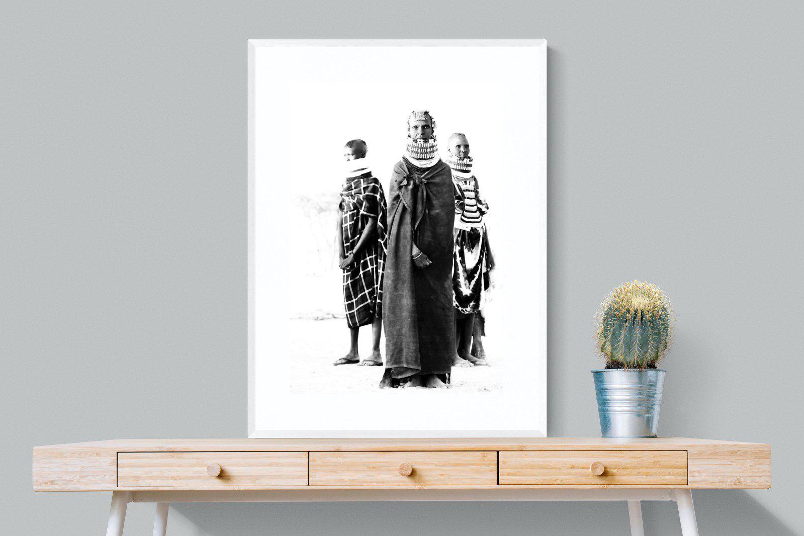 Turkana-Wall_Art-75 x 100cm-Framed Print-White-Pixalot