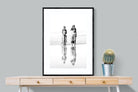 Turkana Tribespeople-Wall_Art-75 x 100cm-Framed Print-Black-Pixalot