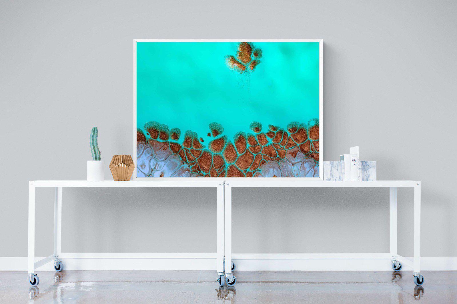 Turquoise-Wall_Art-120 x 90cm-Mounted Canvas-White-Pixalot