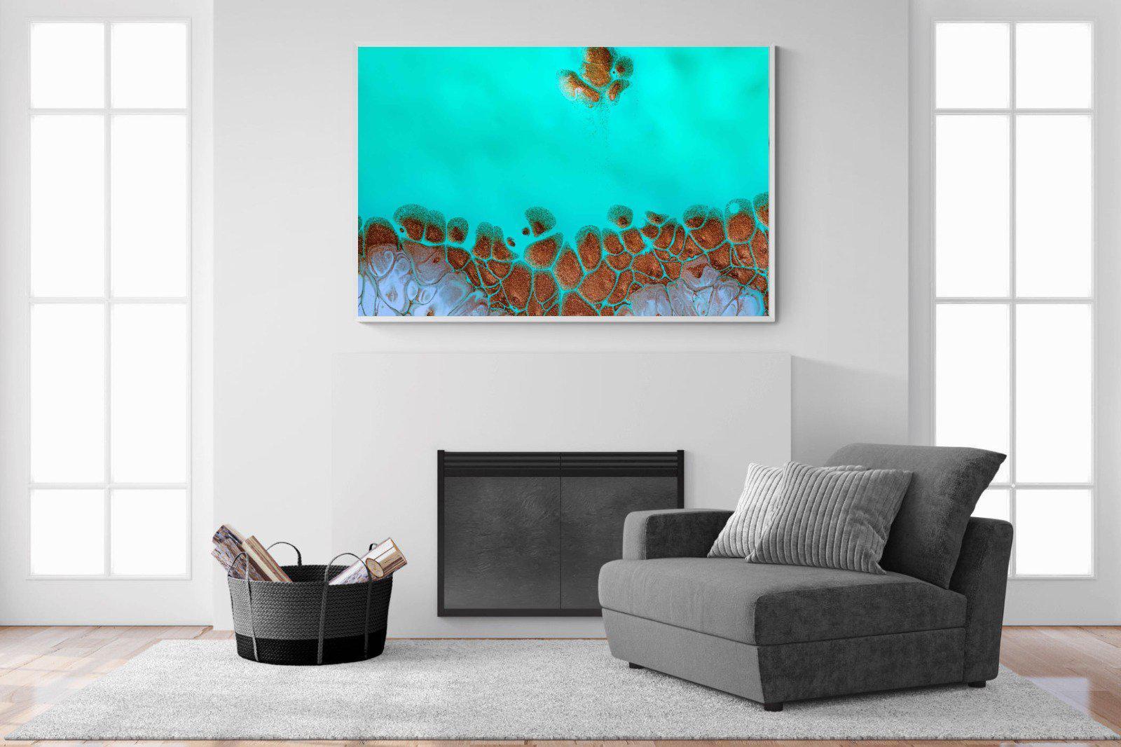 Turquoise-Wall_Art-150 x 100cm-Mounted Canvas-White-Pixalot