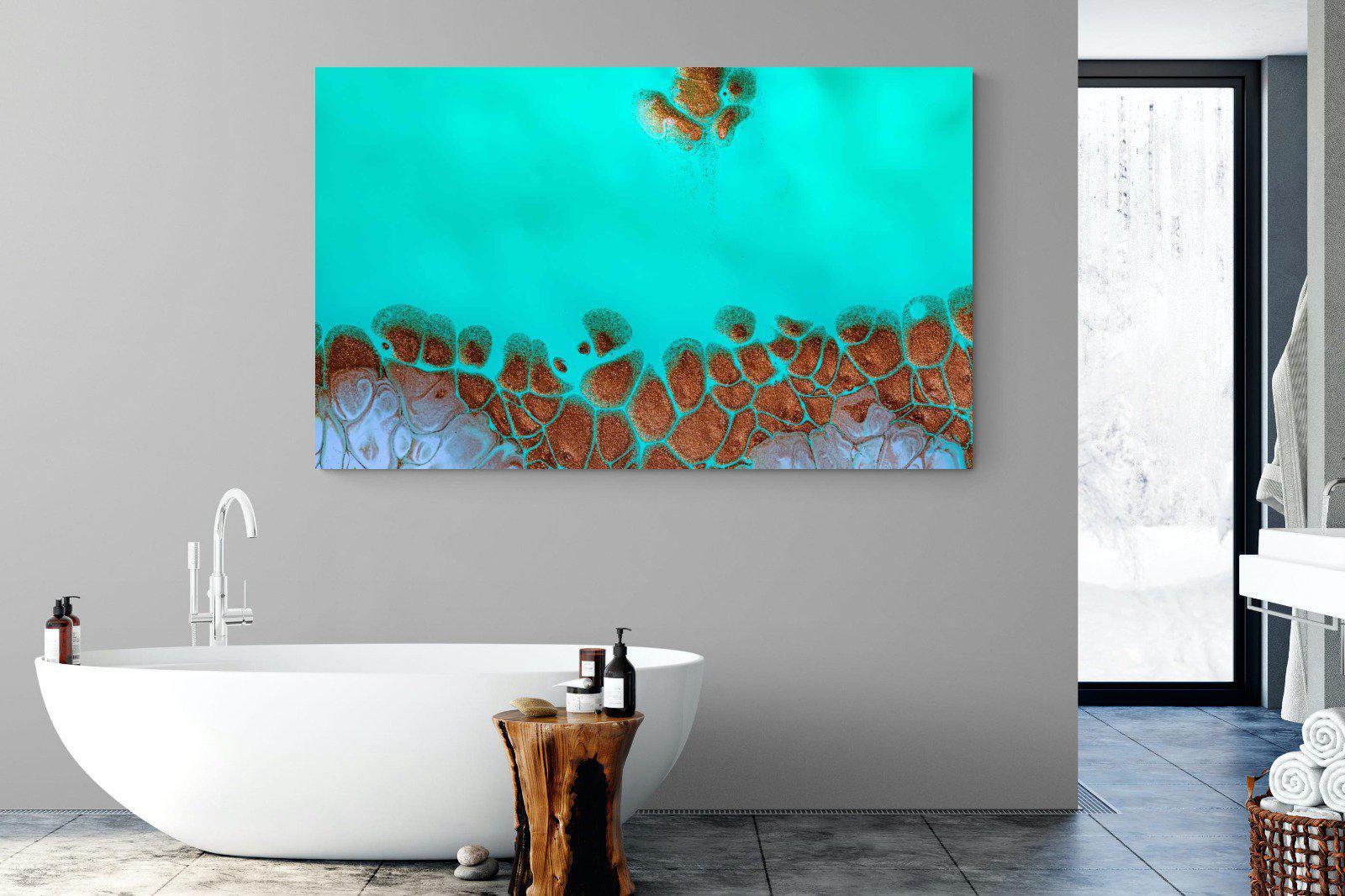 Turquoise-Wall_Art-180 x 110cm-Mounted Canvas-No Frame-Pixalot