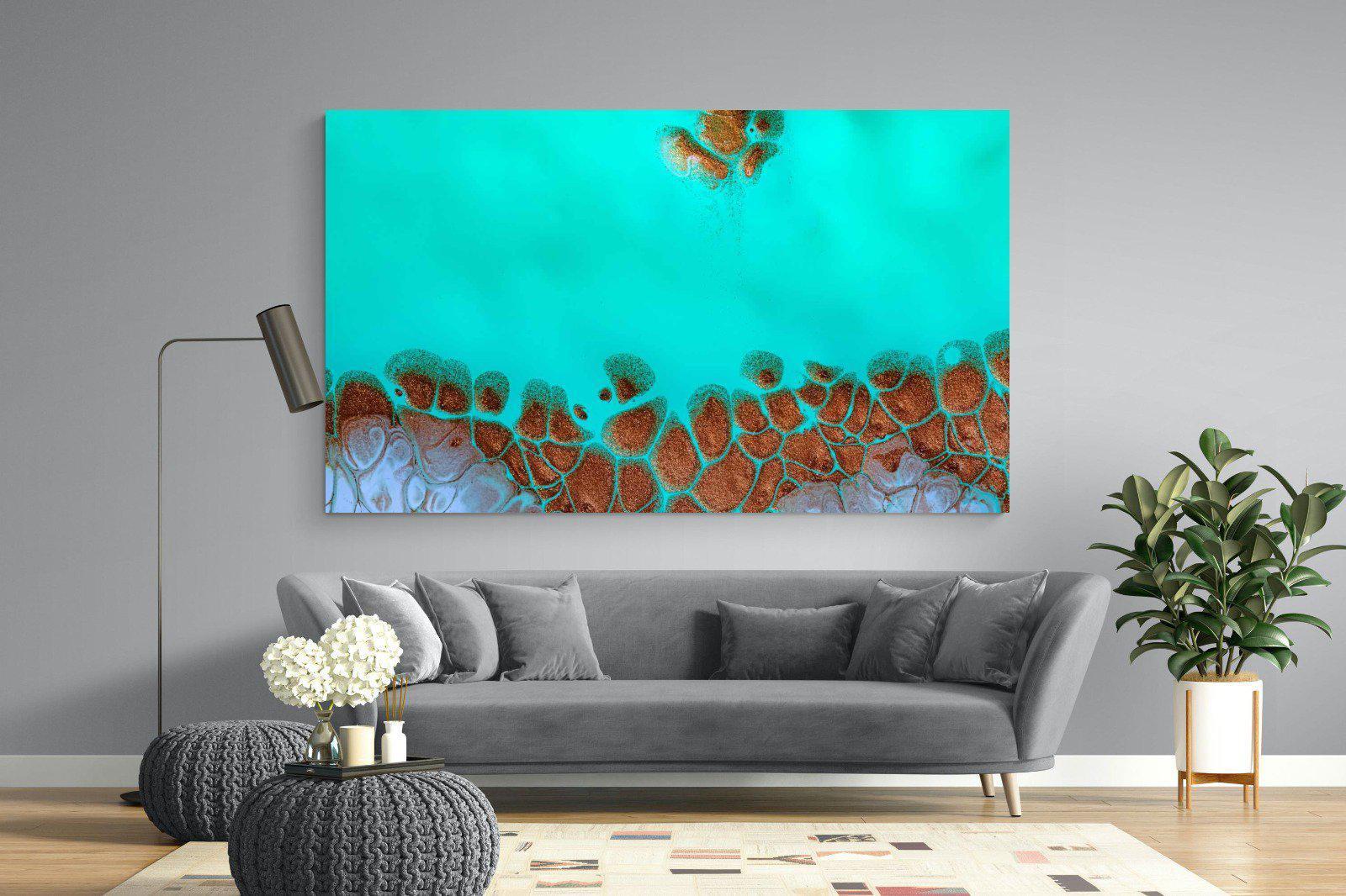 Turquoise-Wall_Art-220 x 130cm-Mounted Canvas-No Frame-Pixalot