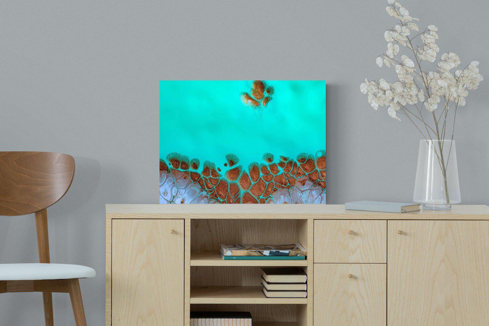 Turquoise-Wall_Art-60 x 45cm-Mounted Canvas-No Frame-Pixalot