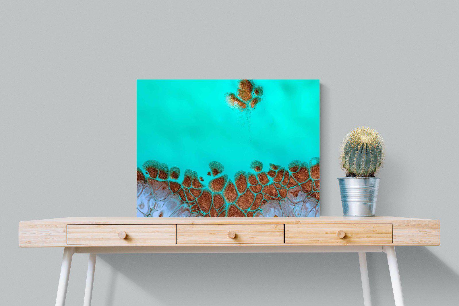 Turquoise-Wall_Art-80 x 60cm-Mounted Canvas-No Frame-Pixalot